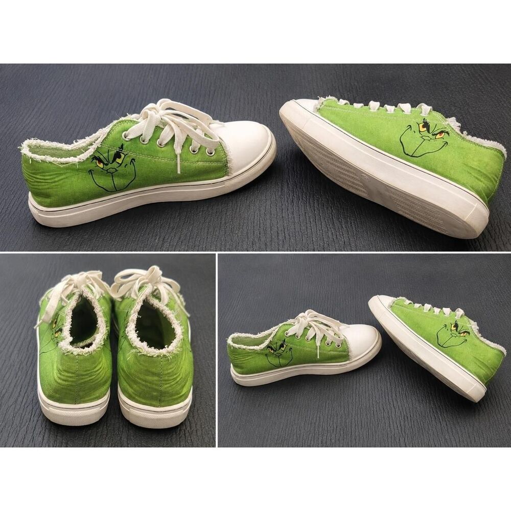 Unbranded Women's Green and White Trainers